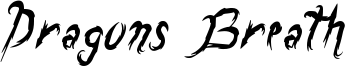 Dragons Breath Font