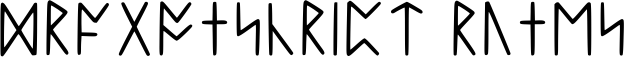 Dragonscript Runes Font