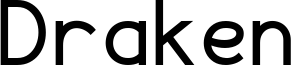Draken Font