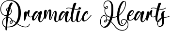 Dramatic Hearts Font