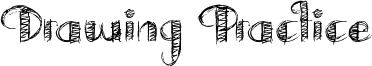 Drawing Practice Font