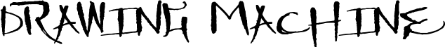 Drawing Machine Font