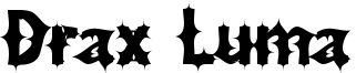 Drax Luma Font