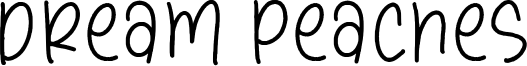 Dream Peaches Font