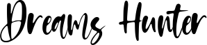 Dreams Hunter Font