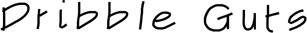 Dribble Guts Font