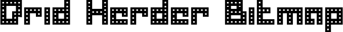 Drid Herder Bitmap Font