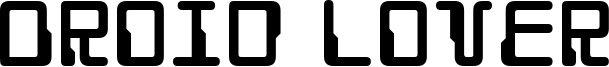 Droid Lover Font