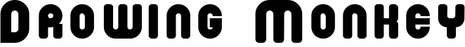 Drowing Monkey Font