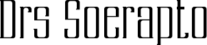 Drs Soerapto Font