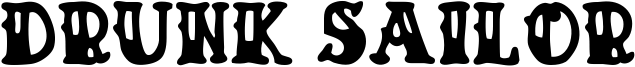 Drunk Sailor Font