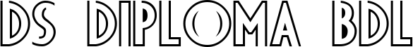 DS Diploma BDL Font