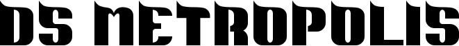 DS Metropolis Font
