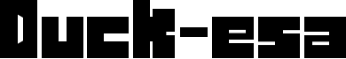 Duck-esa Font