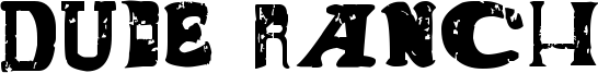 Dude Ranch Font