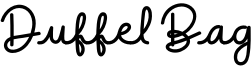 Duffel Bag Font