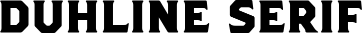 Duhline Serif Font