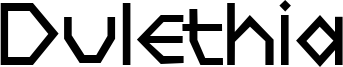 Dulethia Font