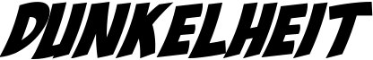 Dunkelheit Font