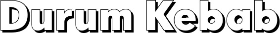 Durum Kebab Font