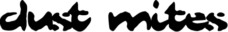 Dust Mites Font