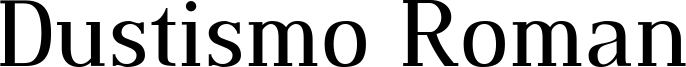 Dustismo Roman Font