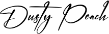 Dusty Peach Font