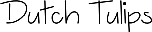 Dutch Tulips - OTF.otf