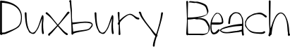 Duxbury Beach Font