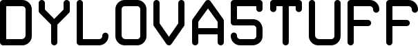 Dylova5tuff Font