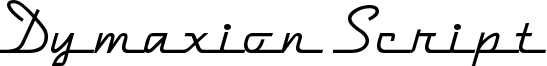 Dymaxion Script Font