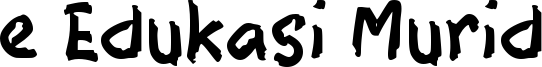 e Edukasi Murid Font