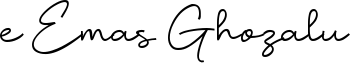 e Emas Ghozalu Font