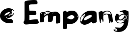 e Empang Font