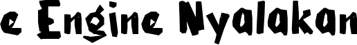 e Engine Nyalakan Font