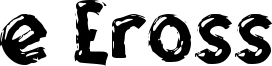 e Eross Font