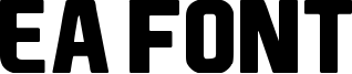 EA Font Font
