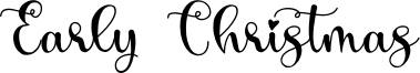 Early Christmas Font
