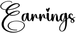 Earrings Font