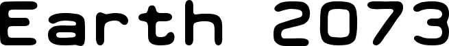 Earth 2073 Font