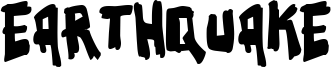 Earthquake Font