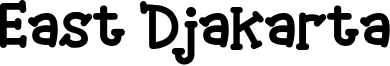 East Djakarta Font