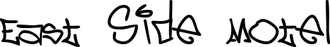 East Side Motel Font