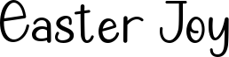 Easter Joy Font