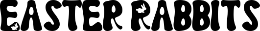 Easter Rabbits Font