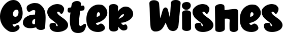 Easter Wishes Font