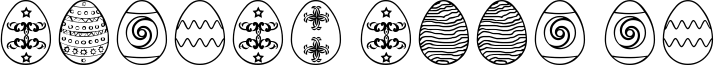 Easter Eggs ST Font