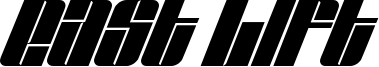 East Lift Font