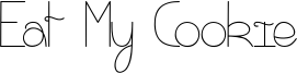 Eat My Cookie Font