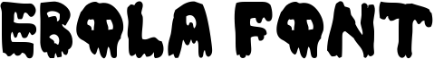 Ebola Font Font